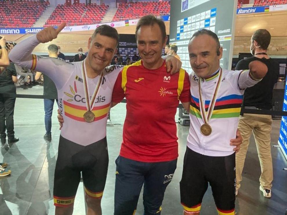 Eduardo Santas, plata en el Mundial de pista adaptado
